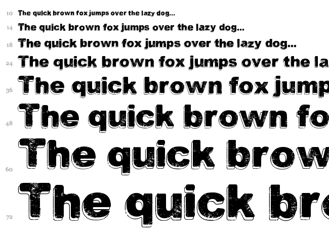 Good Choice font waterfall